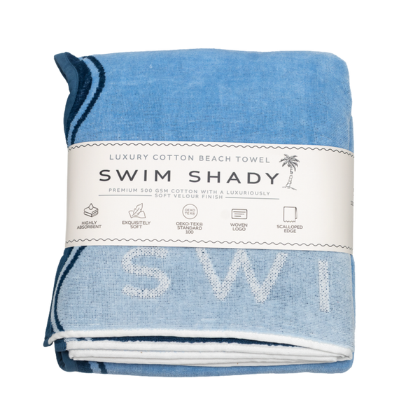 Azure Luxury Beach Towel