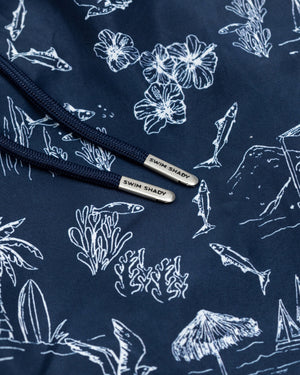 Island Navy Swim Shorts