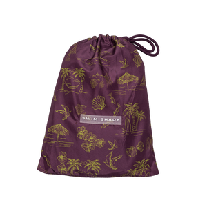 Island Maroon Swim Shorts