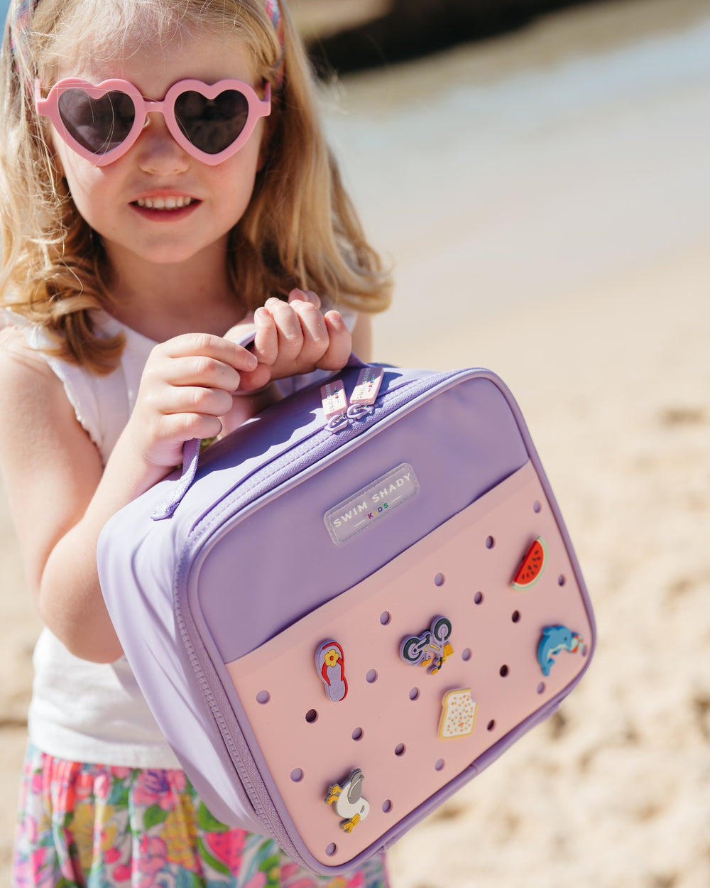 Lilac / Pink Charm Lunch Bag