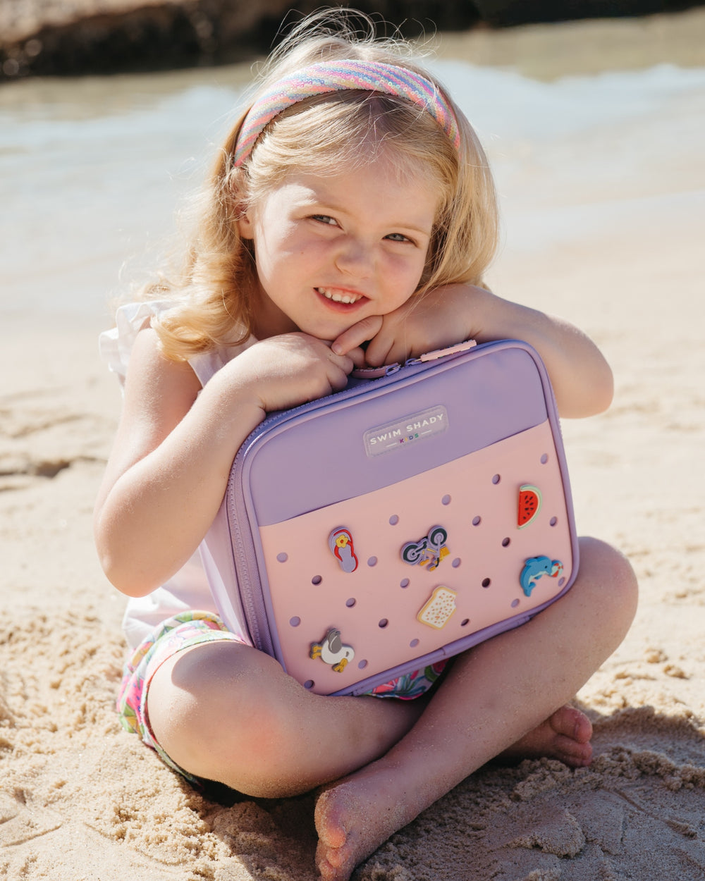 Lilac / Pink Charm Lunch Bag