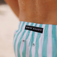 Mint Flare Swim Shorts